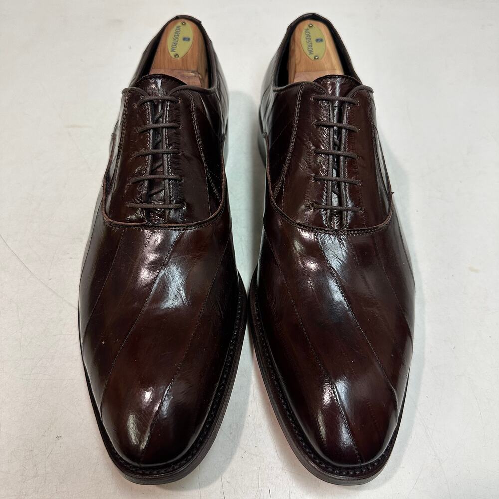 NWOT Tony Mora 1146 Asturias 381 Brown Oxfords Handmade in Spain EU 44 US 10.5 D